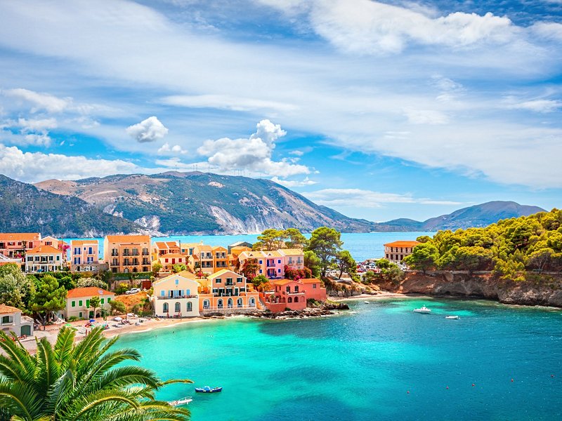 Les petits villages d'Assos et de Fiskardo