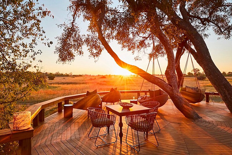 Un séjour en lodge au cœur du Delta de l’Okavango