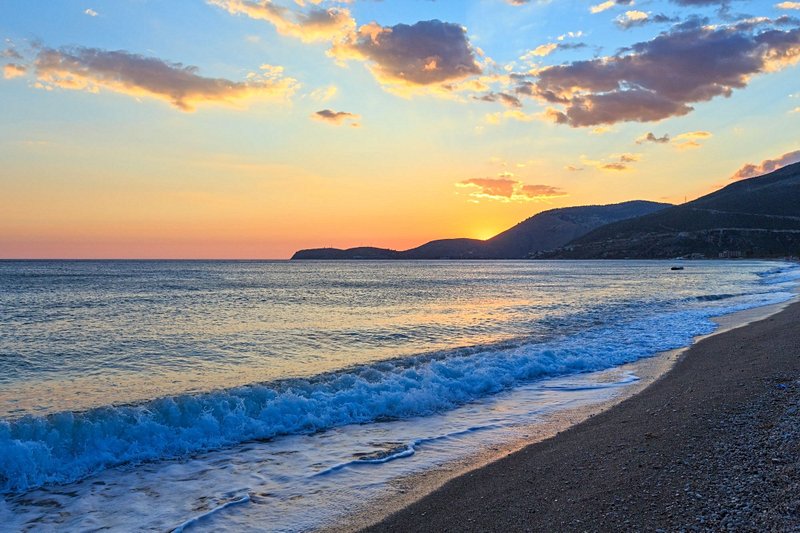 plage Plage de Borsh