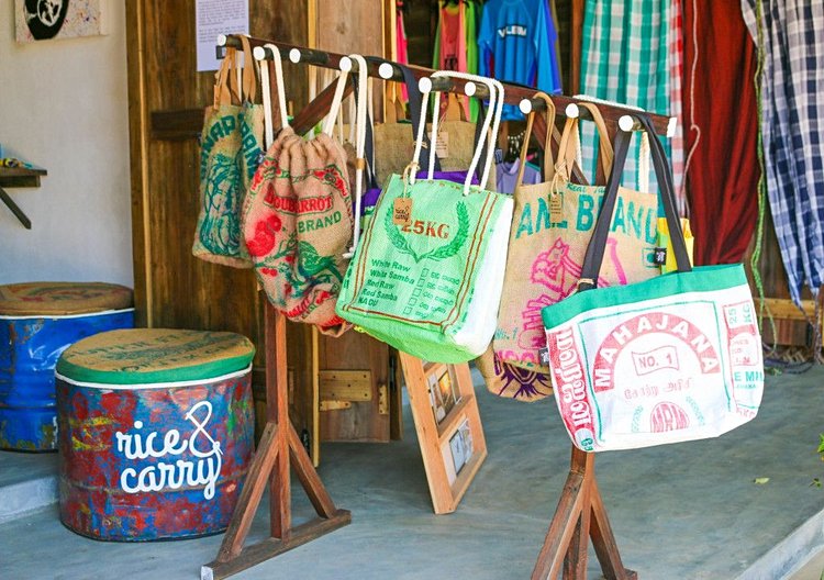 La fabrique de sacs Rice & Carry