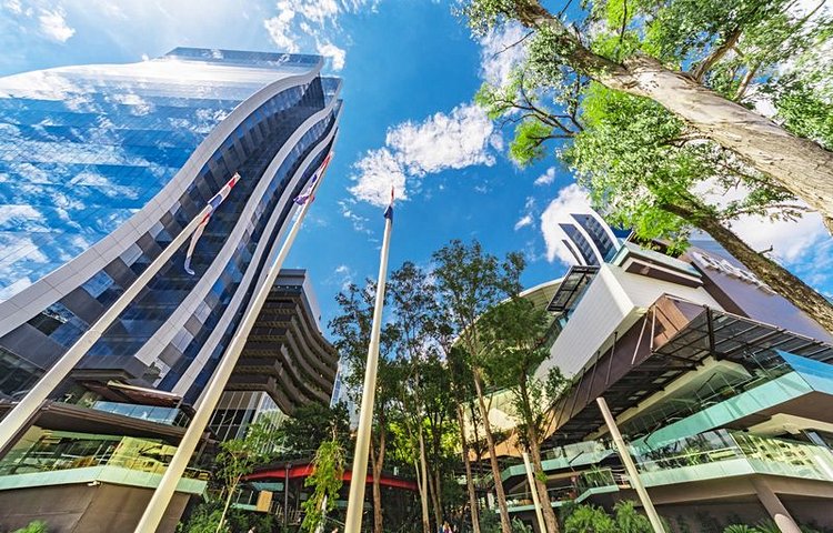 Le quartier moderne de la capitale 