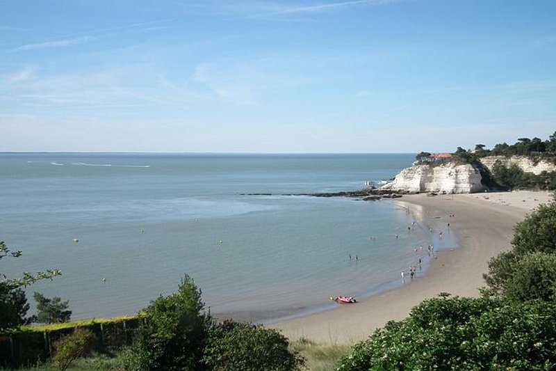 plage La plage des Nonnes à Meschers sur Gironde